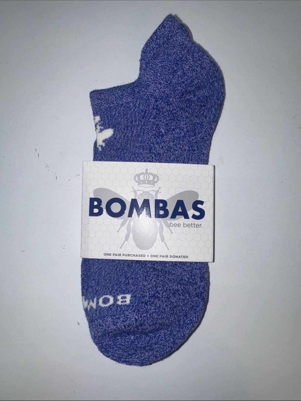 Bombas Men's Low-Cut Socks in Heathered Purple